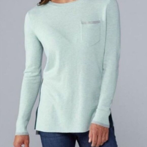 Smartwool Sweaters Shadow Pine Pocket Sweater Size XS Frosty Green Baselayer - Picture 1 of 4